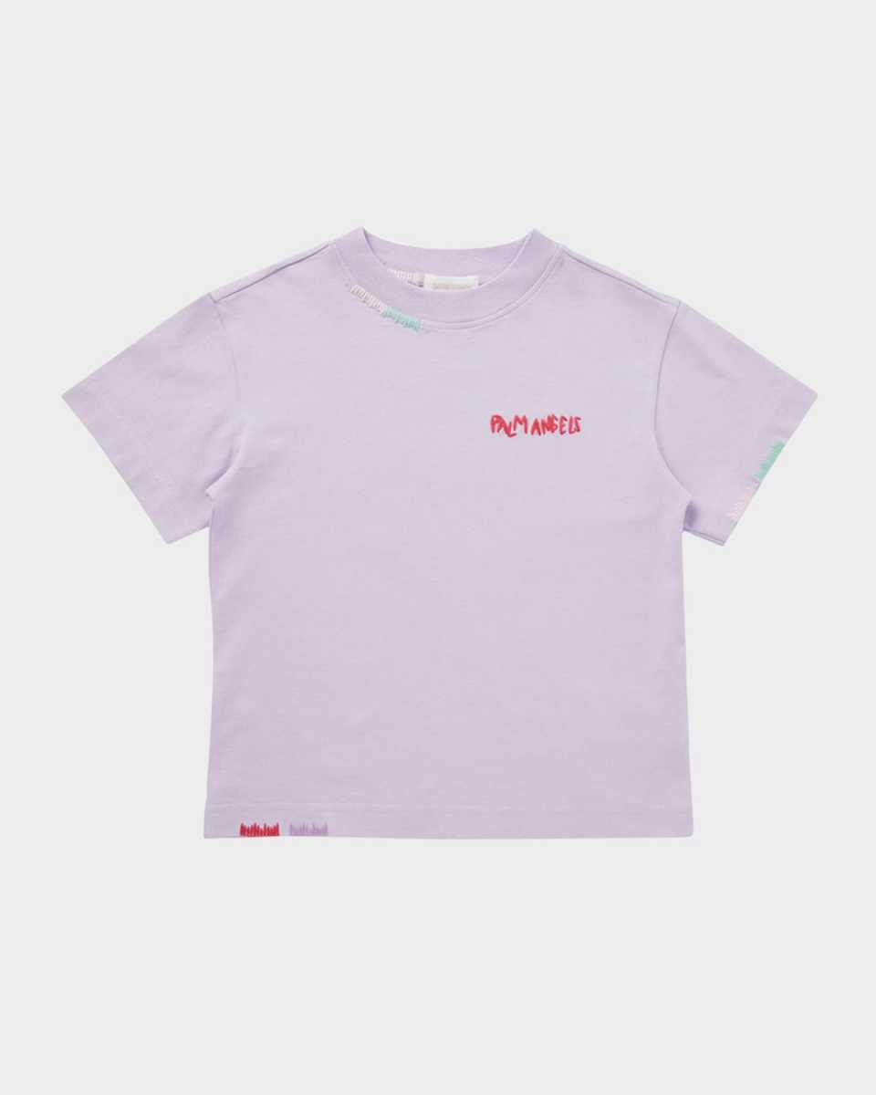Girl's Embroidered Logo-Print T-Shirt, Size